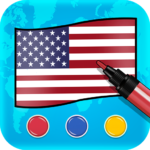 Color & Paint The Flag 2025 MOD APKs 5.8 (Unlimited Money)