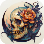 Dark Skeleton Color by number MOD APKs 1.47.109 (Unlimited Money)