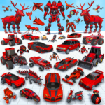 Deer Robot Car Game MOD APKs 1.0.47 (Unlimited Money)