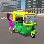 City TukTuk Auto Rickshaw Game MOD APKs 17 (Unlimited Money)