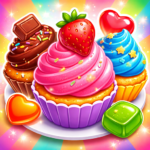 Cupcake Match 3 Puzzle Game MOD APKs 2.9 (Unlimited Money)