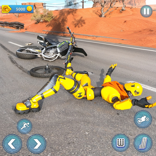 Ragdoll Bike Fall Crash Smash MOD APKs 1.7 (Unlimited Money)