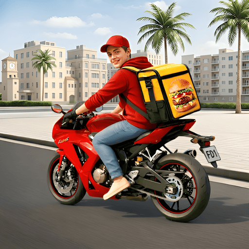 Rider Food Delivery Game Life MOD APKs 1.0 Unlimited Money