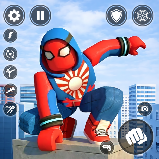 Spiderblox Hero Rope Fighter MOD APKs 1.0.2 Unlimited Money
