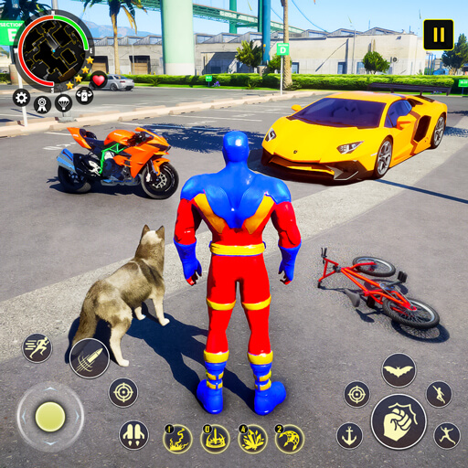 Rope Spider Game Fighting Town MOD APKs 2.5 Unlimited Money