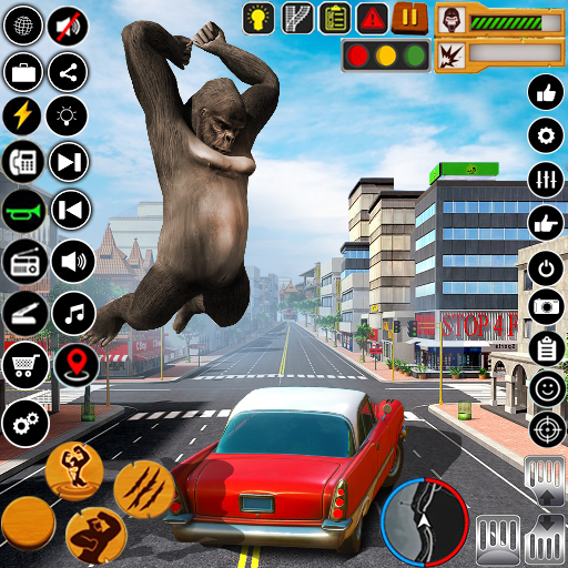 Angry Gorilla City Attack MOD APKs 3.3 (Unlimited Money)