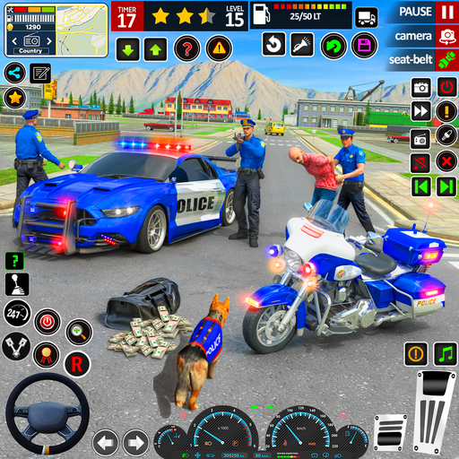 Police Car Chase Cop Car Games MOD APKs 0.69 (Unlimited Money)