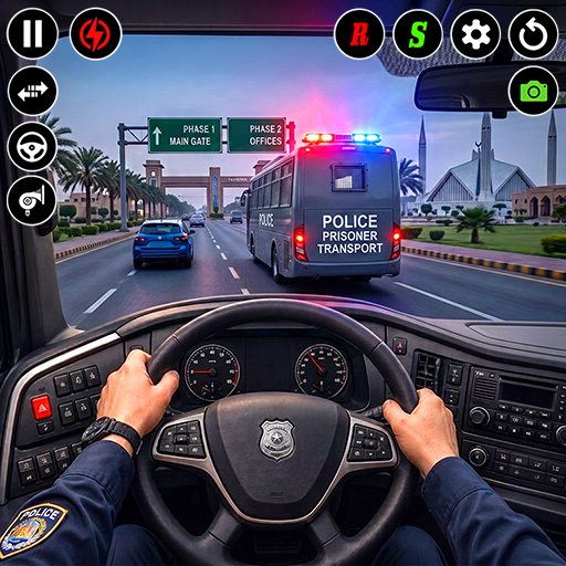 US Police Bus Driving Games 3D MOD APKs 1.1.12 (Unlimited Money)